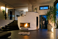 modern kandalló